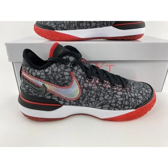 Nike Lebron NXXT X Faze Clan Bred Men's Basketball Shoes Sneakers DR8784-001 - Picture 4 of 12